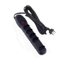 Protetor elétrico 5 tomadas 6 metros - force line