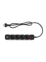 Protetor Eletrico Intelbras Epe204 4 Tomadas 2 Usb Preto Protetor Eletrico Intelbras Epe204 4 Tomadas 2 Usb Preto