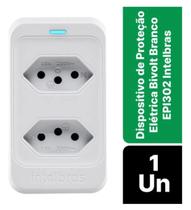 Protetor Elétrico Intelbras Eps 302 Branco 2 Tomadas Protetor Elétrico Intelbras Eps 302 Branco 2 Tomadas