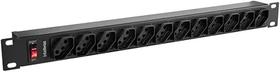 Protetor eletronico c 12 tomadas p rack - epr 212+ Protetor eletronico c 12 tomadas p rack - epr 212+