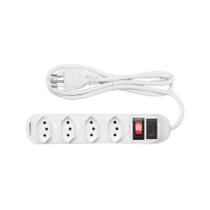 Protetor Eletronico C/ 4 Tomadas Branco Epe 1004 4824001 Protetor Eletronico C/ 4 Tomadas Branco Epe 1004 4824001