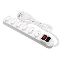 Protetor Eletronico C/ 6 Tomadas Branco Epe 1006 4824002 Protetor Eletronico C/ 6 Tomadas Branco Epe 1006 4824002