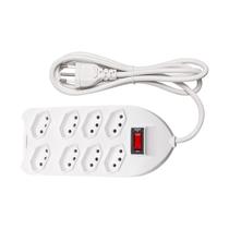 Protetor Eletronico C/ 8 Tomadas Branco Epe 1008 4824003