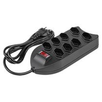 Protetor Eletrônico C/8 Tomadas EPE1008 Preto