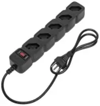 Protetor Eletrônico Com 5 Tomadas Epe 205 Pt Intelbras