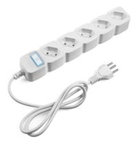 Protetor eletronico com 5 tomadas wi-fi ews 305 branco - intelbras Protetor eletronico com 5 tomadas wi-fi ews 305 branco - intelbras