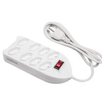 Protetor Eletrônico Com 8 Tomadas Epe 1008+ Branco Intelbras