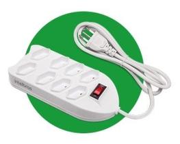 Protetor eletrônico com 8 tomadas EPE 1008+