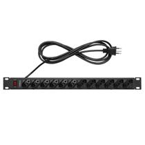 Protetor Eletronico EPR 212+ 12 Tomadas para Racks Intelbras Protetor Eletronico EPR 212+ 12 Tomadas para Racks Intelbras