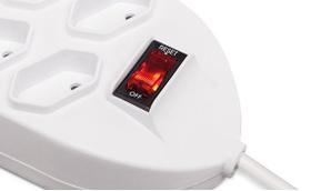 Protetor Eletronico Intelbras C/ 8 Tomadas Branco Epe1008+ (4824003)