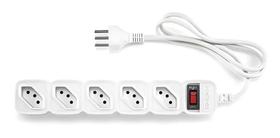 Protetor Eletrônico Intelbras Com 5 Tomadas - Epe 205 Br Cor