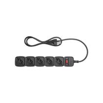 Protetor Eletrônico Intelbras com 5 Tomadas EPE 205+ Preto