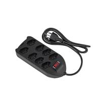 Protetor Eletrônico Intelbras com 8 tomadas EPE 1008 Preto
