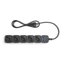 Protetor Eletrônico Inteligente com 5 Tomadas EWS 305 Preto Intelbras Protetor Eletrônico Inteligente com 5 Tomadas EWS 305 Preto Intelbras