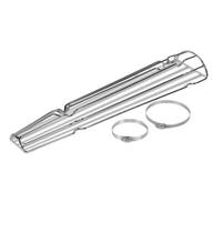 Protetor escapamento cromado honda cbx250 twister ate 2008