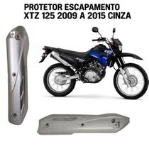 Protetor Escapamento XTZ125 2009 A 2015 CINZA TAMPA ESCAPAMENTO XTZ 125 Protetor Escapamento XTZ125 2009 A 2015 CINZA TAMPA ESCAPAMENTO XTZ 125