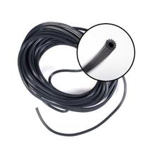 Protetor estriado Phifer 0,19" preto serrilhado