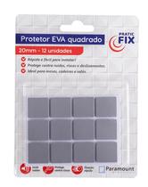 Protetor Eva Adesivo Quadrado 20 mm Com 12 Un. Protetor Eva Adesivo Quadrado 20 mm Com 12 Un.