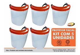 Protetor Facial 25 X 24 Cm 10 Un Protetor Facial 25 X 24 Cm 10 Un