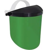 Protetor Facial Ajuste Simples Verde EPI Proteção Plastcor CA 30115