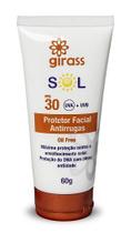 Protetor Facial Antirrugas Sol FPS30 UVA + UVB Oil Free Girass 60g