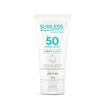 Protetor Facial FPS50 Gel Translúcido Sunless 35g - Farmax