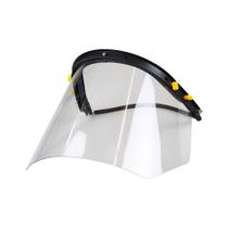Protetor Facial Incolor Visor em Policarbonato CARBOGRAFITE Protetor Facial Incolor Visor em Policarbonato CARBOGRAFITE
