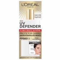 Protetor Facial L'Oréal Fluido UV Defender FPS60 com 40g