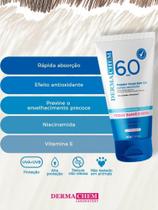 Protetor facial sem cor fps 60 uva+uvb dermachem 40g Protetor facial sem cor fps 60 uva+uvb dermachem 40g