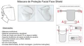 Protetor facial shield incolor Protetor facial shield incolor
