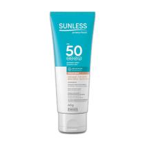 Protetor Facial Sunless Fps50 Base Bege Médio 60g Farmax