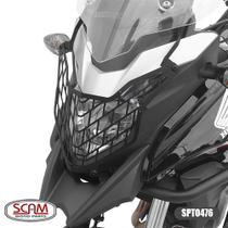 Protetor Farol Aço Carbono Honda Cb500x 2019+ Scam Spto476