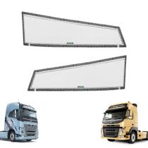Protetor Farol Auxiliar Volvo Fh/Fm 2015 A 2017 Acrílico