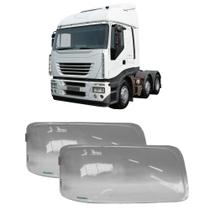 Protetor farol caminhão ivco stralis até 2007 c/ dobradiça