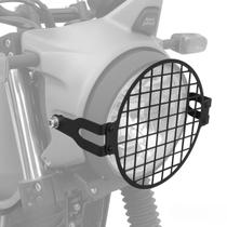 Protetor Farol Royal Enfield Scram 411 Scam Aço Carb Spto746