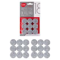 Protetor Feltro Adesivo 18un Pé Cadeira Mesa Contra Barulho Protetor Feltro Adesivo 18un Pé Cadeira Mesa Contra Barulho