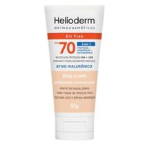 Protetor FPS70 Bege Claro: Proteção e Hidratação Helioderm