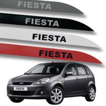 Protetor Friso Porta Lateral Ford Fiesta Antigo 2004 A 2014 Cores:PRETO BRISTOL