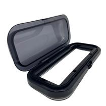 Protetor Frontal Som MP3 CD Player 1DIN Barco Lancha Preto