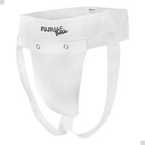 Protetor Genital / Coquilha Masculino Branco para Muay Thai, Kickboxing, Karate e Taekwon-do - FUJIMAE