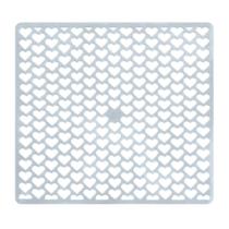 Protetor Grade de Pia Cuba Transparente Coração Plastilovers Protetor Grade de Pia Cuba Transparente Coração Plastilovers