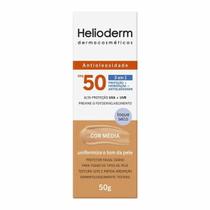 Protetor Helioderm Suncare Facial Toque Seco Cor Média Fps50