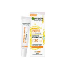 Protetor Hidratante Facial Garnier SkinActive Uniform Matte FPS 30 12h Vitamina C 15g (Kit com 5)