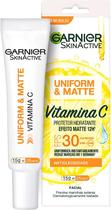 Protetor Hidratante Facial Garnier Uniform & Matte Vitamina C FPS30 15g Protetor Hidratante Facial Garnier Uniform & Matte Vitamina C FPS30 15g