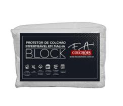 Protetor Impermeável Block Malha para Colchão Queen 158 x 198 cm - F.A. Colchões