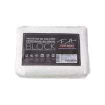 Protetor Impermeável Block Malha para Colchão Solteirão 096 x 203 cm - F.A. Colchões Protetor Impermeável Block Malha para Colchão Solteirão 096 x 203 cm - F.A. Colchões