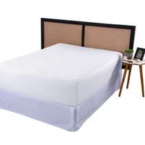 Protetor impermeável Casal Padrão Dimensões: 1,88m x 1,38m x 0,40cm