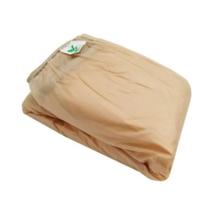 Protetor Impermeável com Elástico Bege para Cama King Senior Care