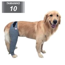 Protetor Individual Pós Cirúrgico Para Perna Traseira ou Dianteira de Cachorro - Tamanho 10 Protetor Individual Pós Cirúrgico Para Perna Traseira ou Dianteira de Cachorro - Tamanho 10