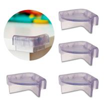 Protetor Infantil De Quina Canto Silicone Para Móveis Com 4 Unidades Adoleta Bebê